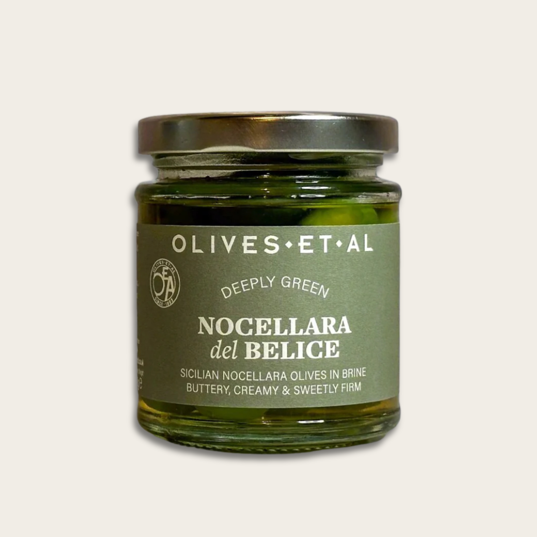 Jar of Olives Et Al Nocellara del Belice olives